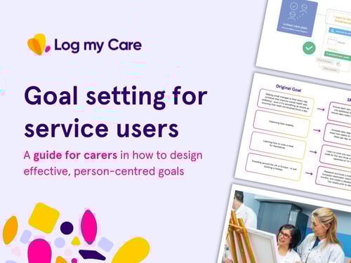 Free guide on goal setting for service users