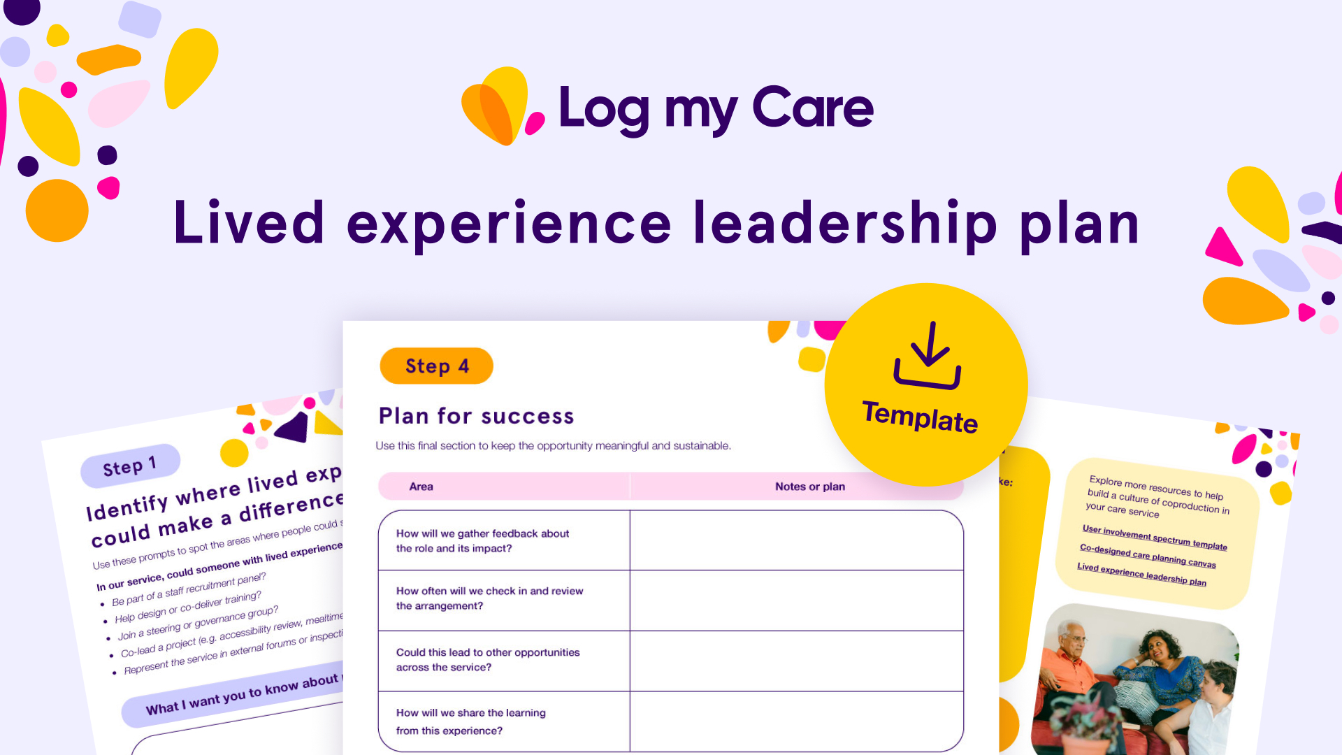 Lived experience leadership plan