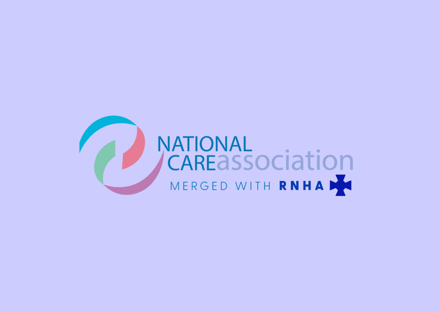 National Care Association logo on purple background
