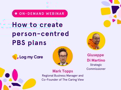 Webinar on Positive Behaviour Support plans and how to create person-centred PBS plans