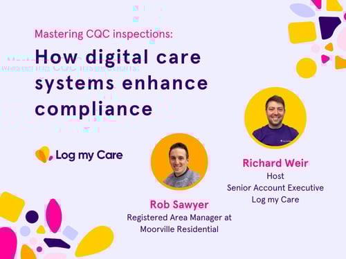 Webinar on CQC guidance for improving compliance in care systems